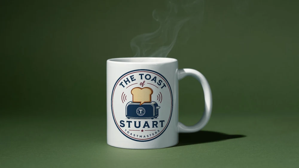 Toast of Stuart mug design