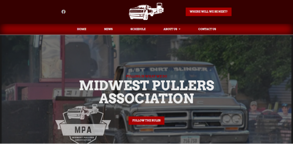midwest pulllers web design