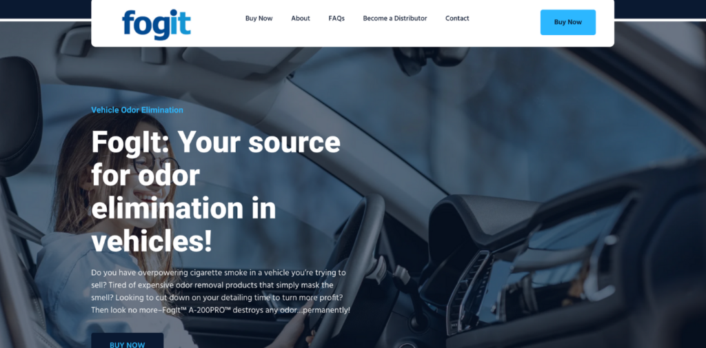 fogit odor elimination website designer